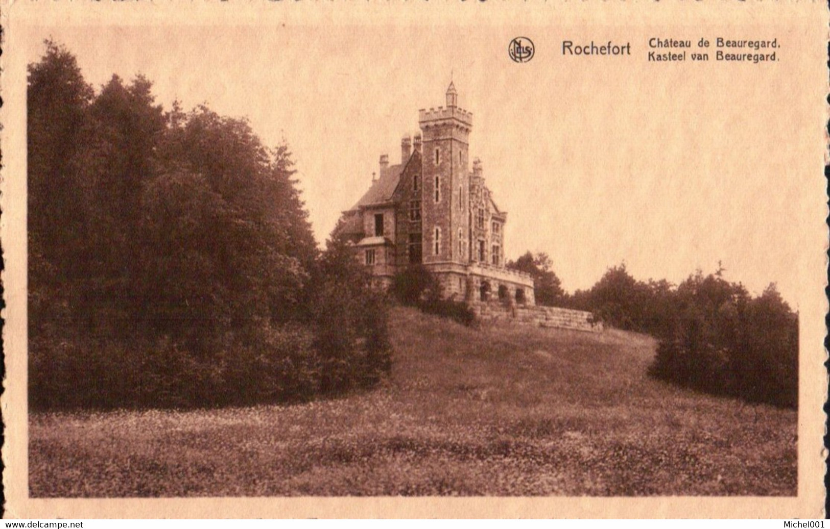 Rochefort  Château De Beauregard (Circuit Auto De La Sté Nle Des Ch. De Fer Belges) - Rochefort