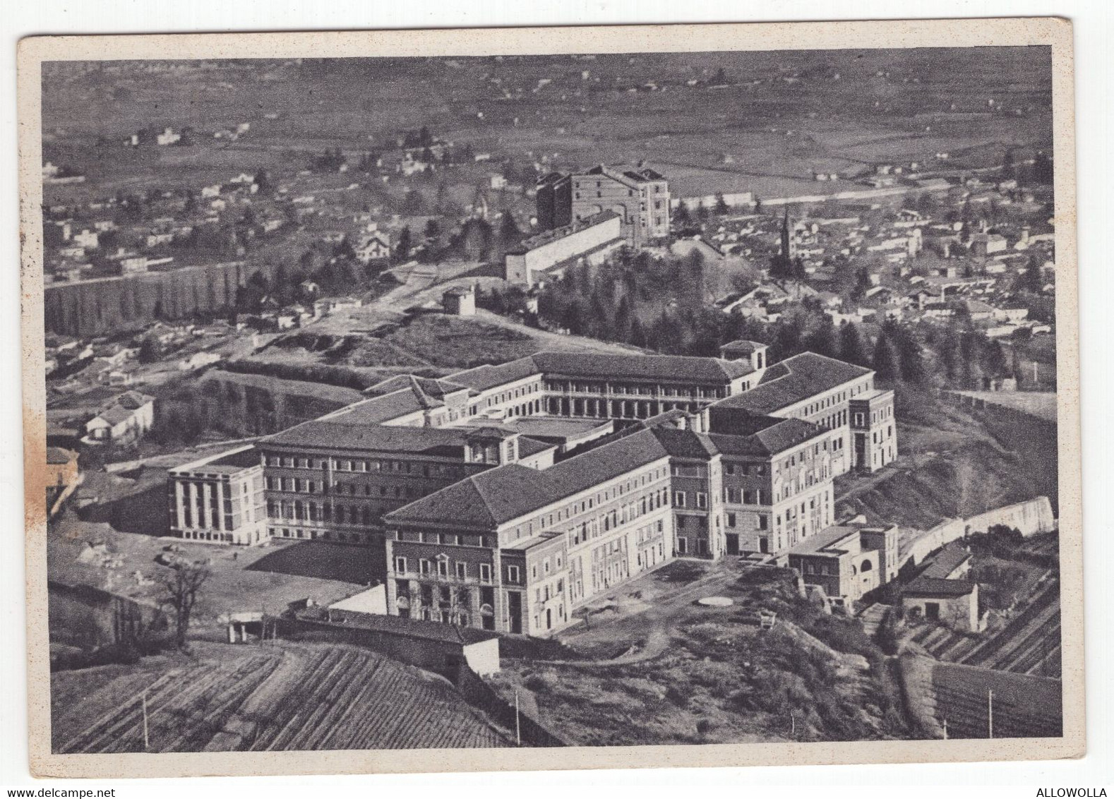 18130 " SEMINARIO METROPOLITANO DI TORINO IN RIVOLI " PANORAMA-VERA FOTO-CART. POST. SPED.1954 - Rivoli