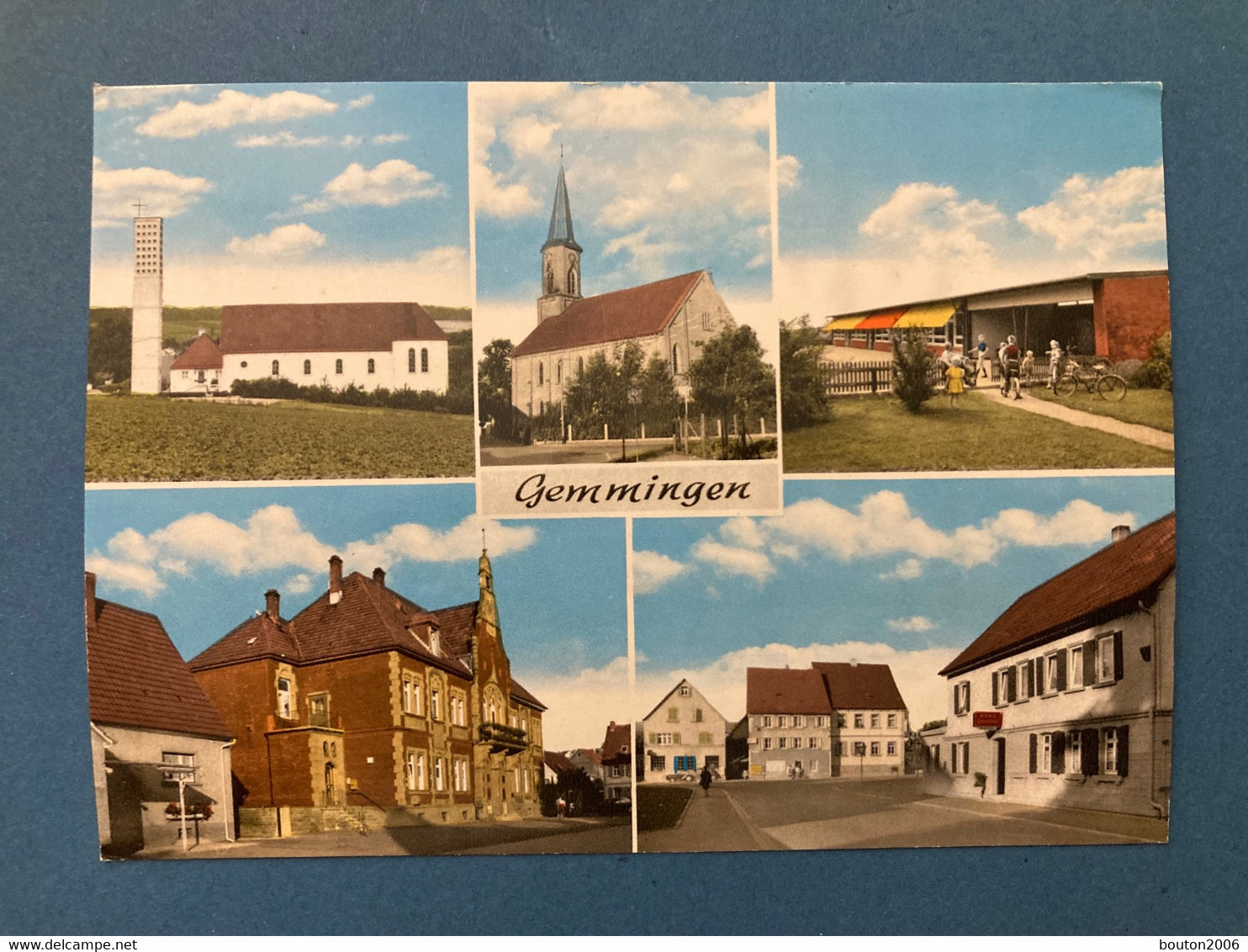 Gemmingen Kirche Rathaus Wirtschaft Schule Près De Eppingen Leingarten - Heilbronn