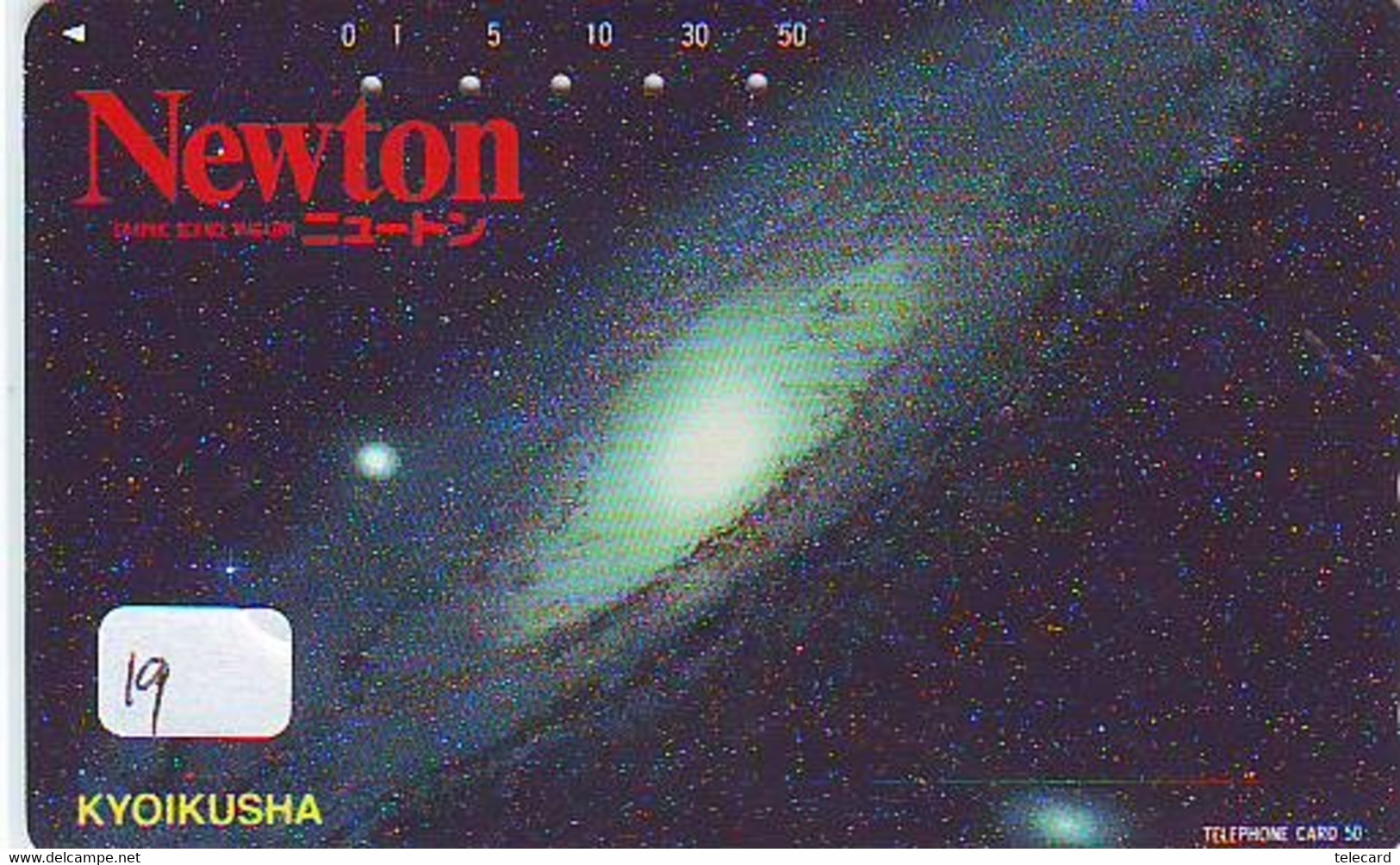 Telecarte NEWTON (19) - Espacio