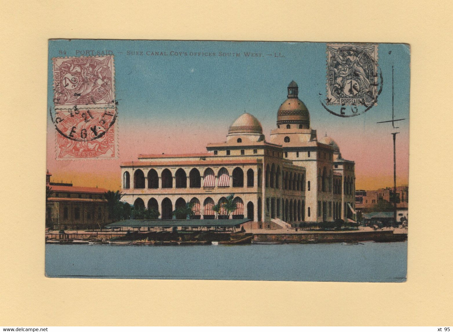 Port Said - 1921 - Type Blanc - Cartas & Documentos