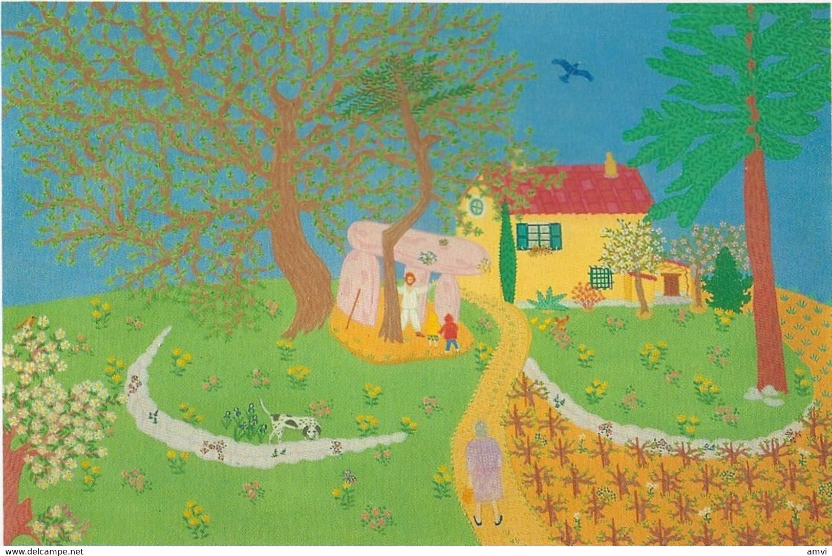 22-10-3034 Provence Peinture De  DANIE Lapierre Et La Fee - Pintura & Cuadros