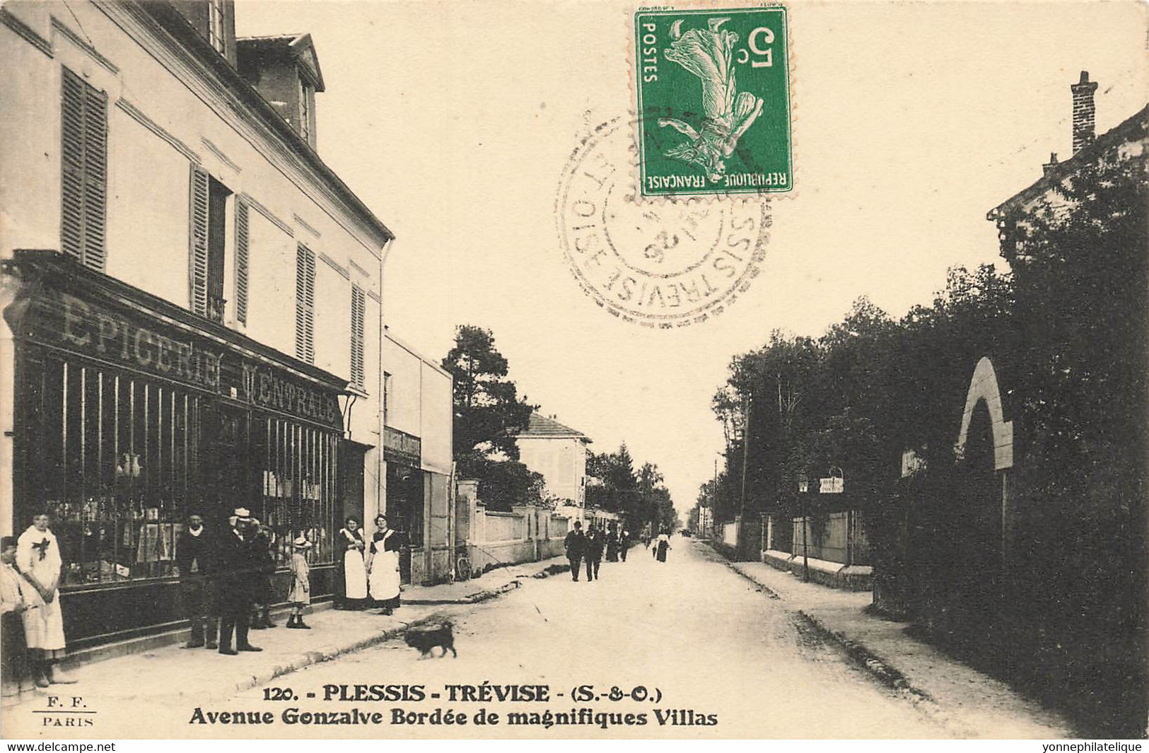 94 - VAL DE MARNE - LE PLESSIS-TRÉVISE - Avenue Gonzalve Bordée De Magnifiques Villas - 10551 - Le Plessis Trevise