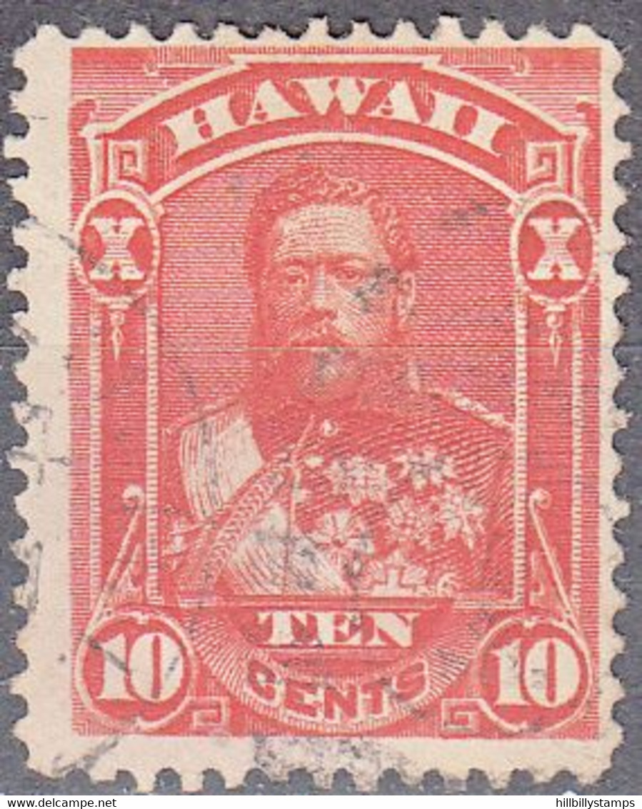 HAWAII    SCOTT NO 45  USED  YEAR  1883 - Hawaï