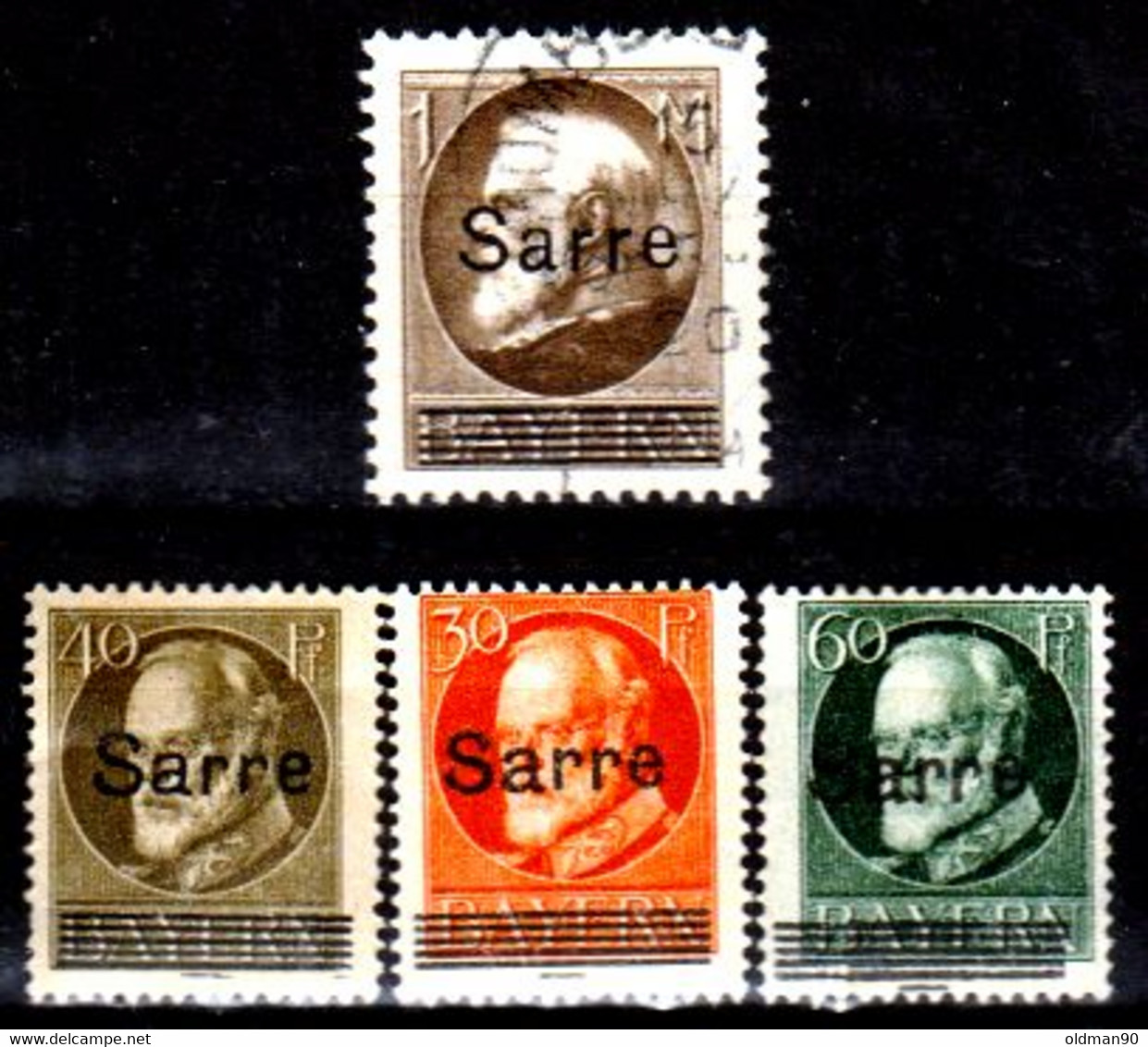 Sarre-46 -  Original Values Issued In 1920 (+/o) Hinged/Used - Quality In Your Opinion. - Sonstige & Ohne Zuordnung