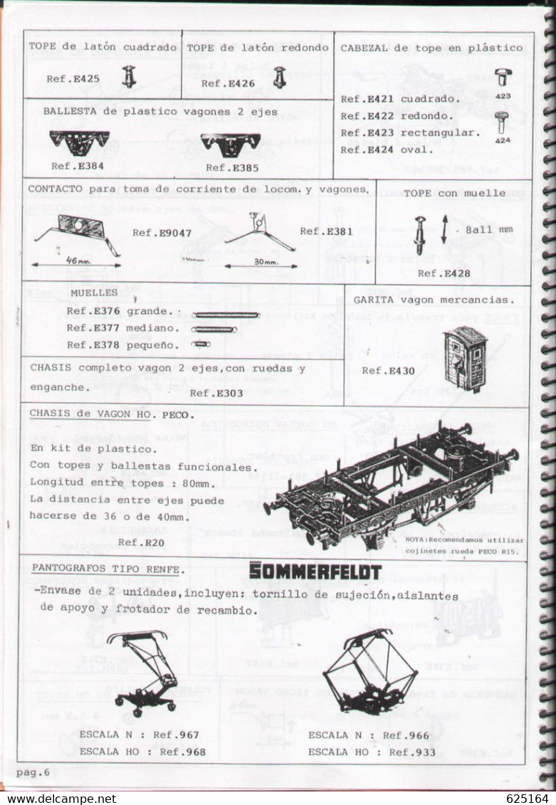 Catalogue MABAR 1994 TREN KITS Ratio Roxey FerroClub HO 1/87  - En Espagnol - Non Classificati