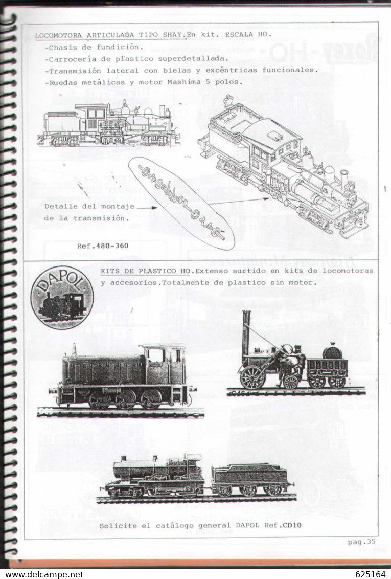 Catalogue MABAR 1994 TREN KITS Ratio Roxey FerroClub HO 1/87  - En Espagnol - Non Classificati