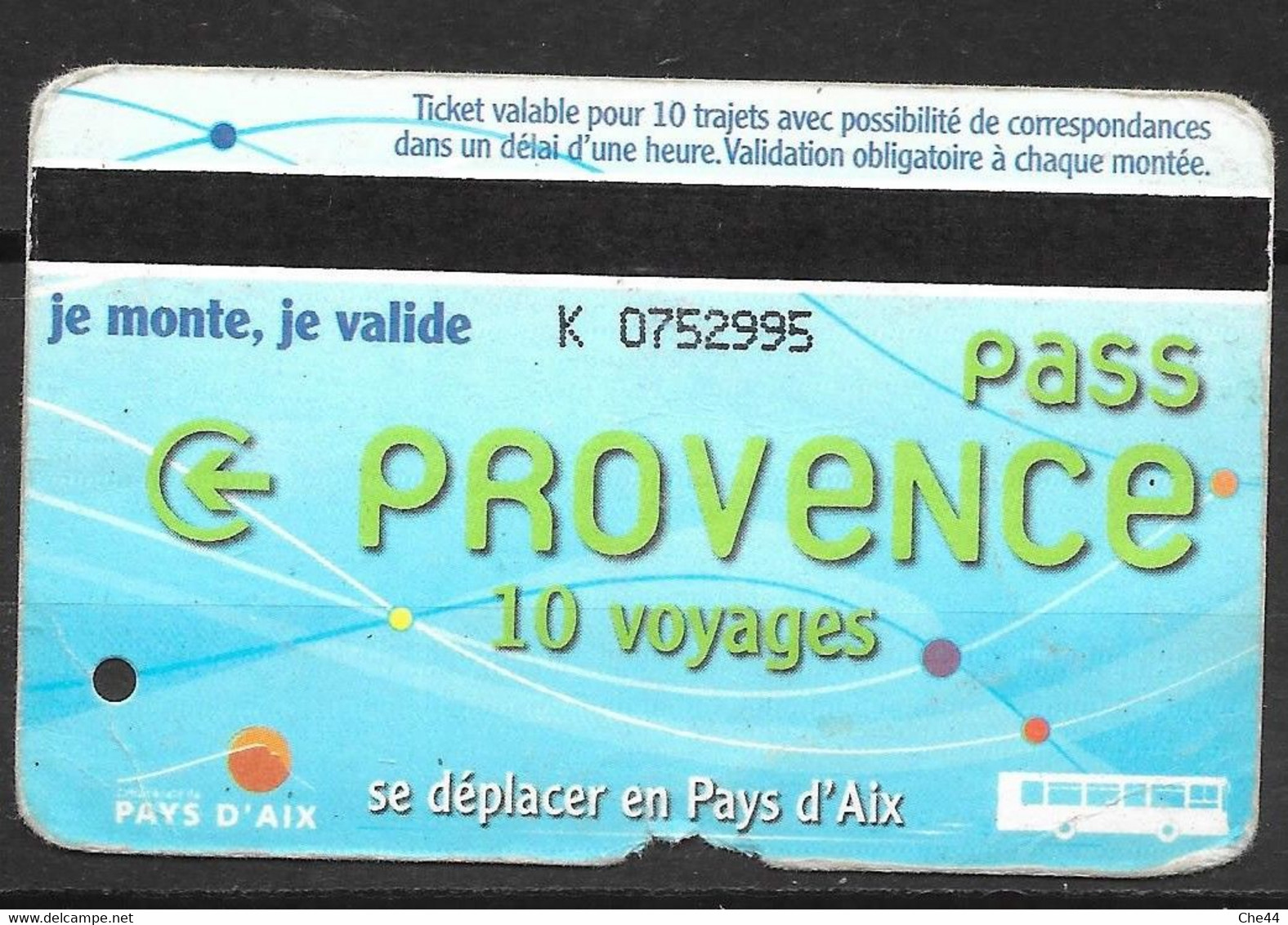 Pass Provence 10 Voyages. (Voir Commentaires) - Europa