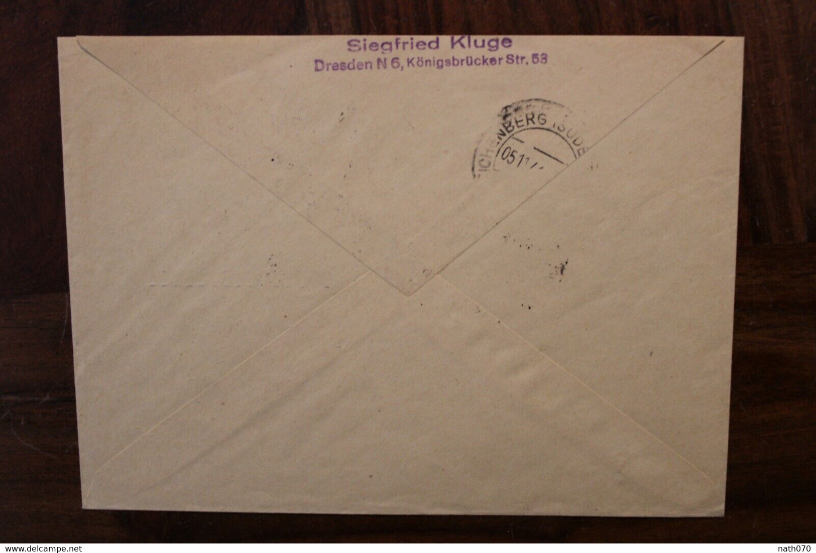1941 Luxembourg Reichenberg Sudetengau Einschreiben Cover Luxembourg Registered Recommandé Besetzung - 1940-1944 Ocupación Alemana