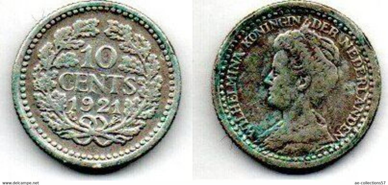 Pays-Bas - Netherlands - Niederlande 10 Cents 1918 TTB+ - 10 Centavos