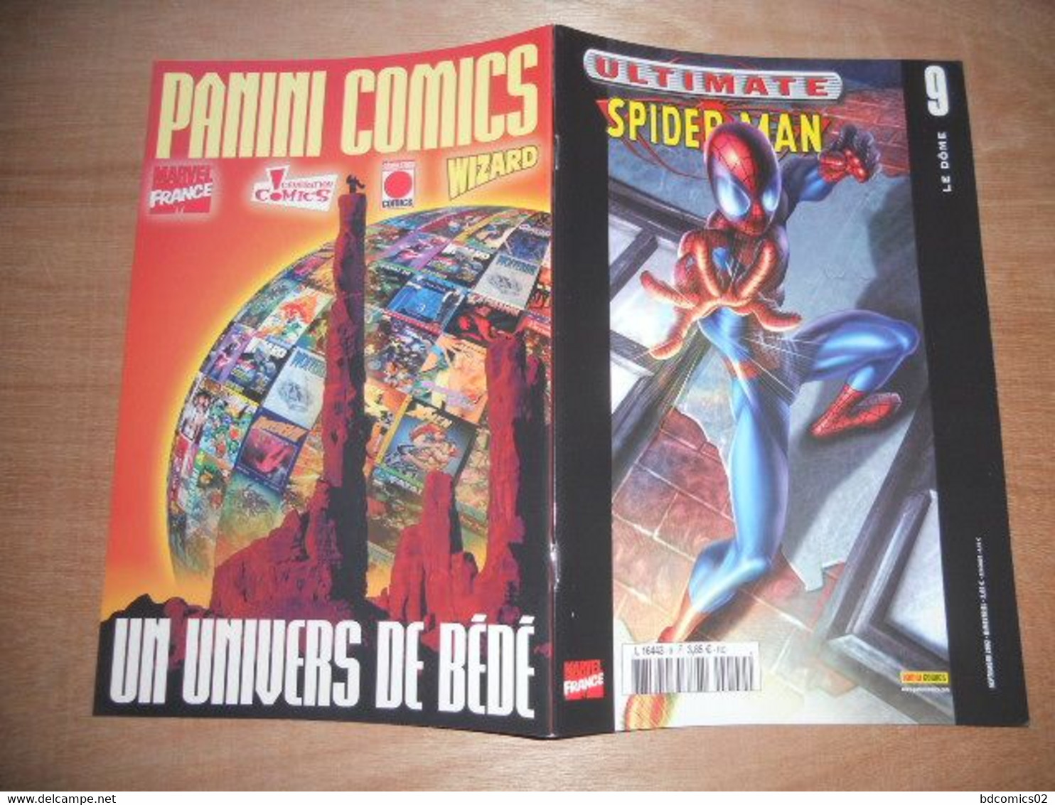ULTIMATE SPIDER-MAN (1ère Série - V1) -N°9 MARVEL PANINI  Septembre 2002 TBE - Spider-Man
