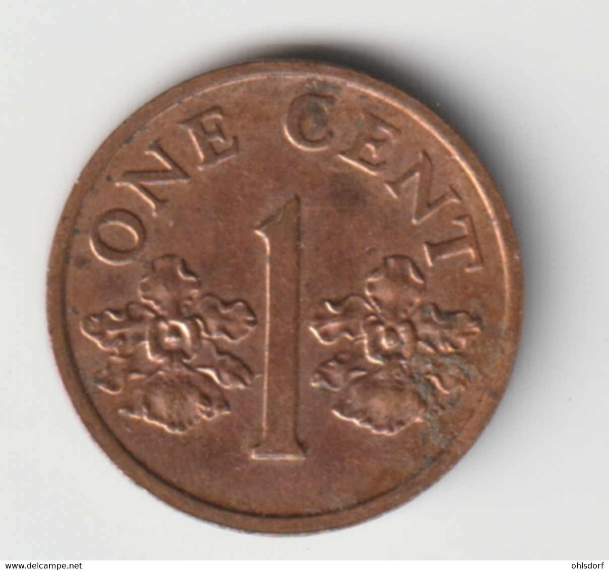 SINGAPORE 2001: 1 Cent, KM 98 - Singapour