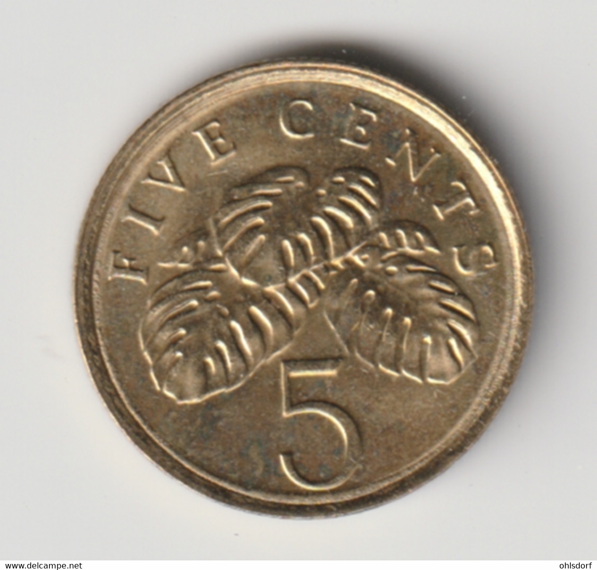 SINGAPORE 2011: 5 Cents, KM 99 - Singapour