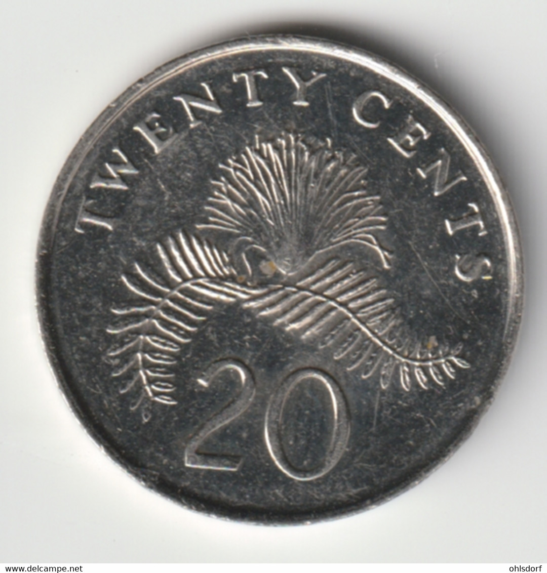 SINGAPORE 2011: 20 Cents, KM 101 - Singapour