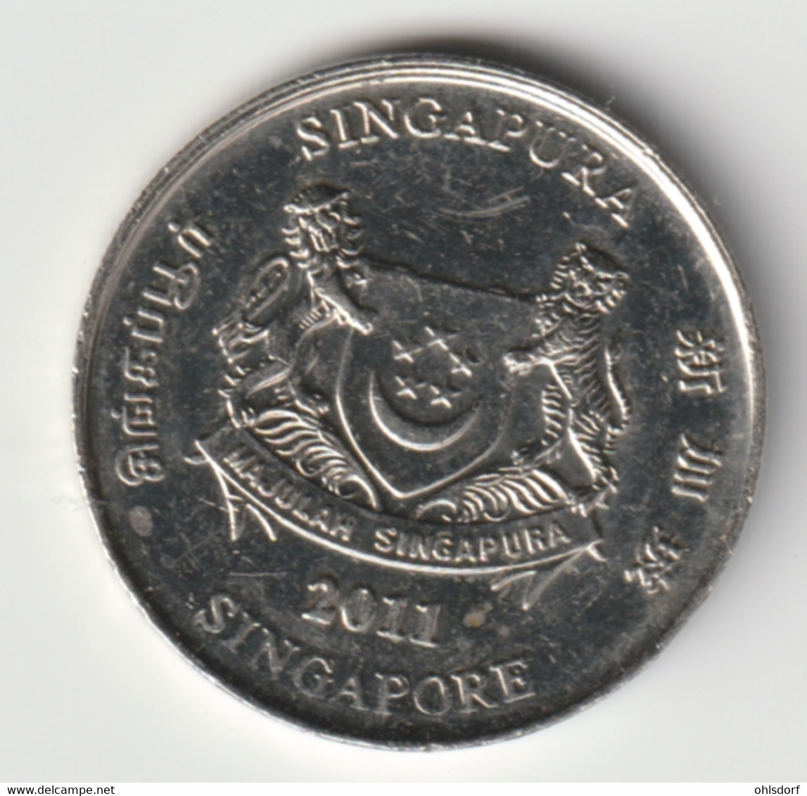 SINGAPORE 2011: 20 Cents, KM 101 - Singapour