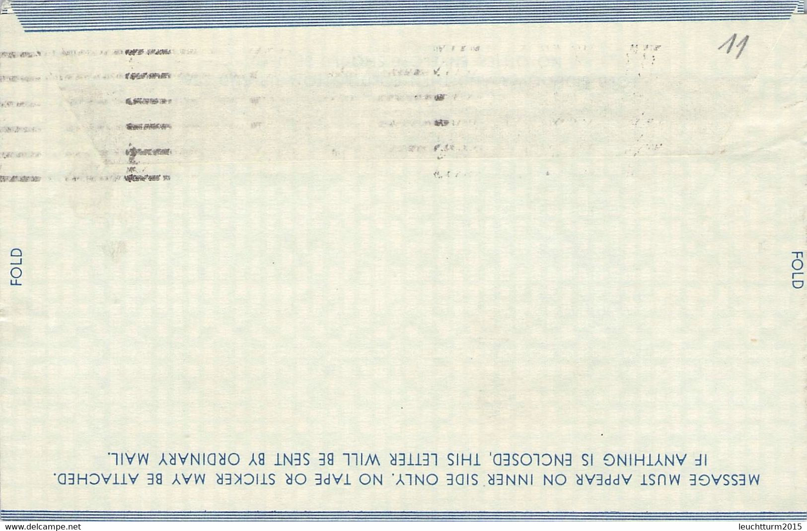 UNITED NATIONS - AIR LETTER 1954 > ASBACH/DE / 4-15 - Poste Aérienne