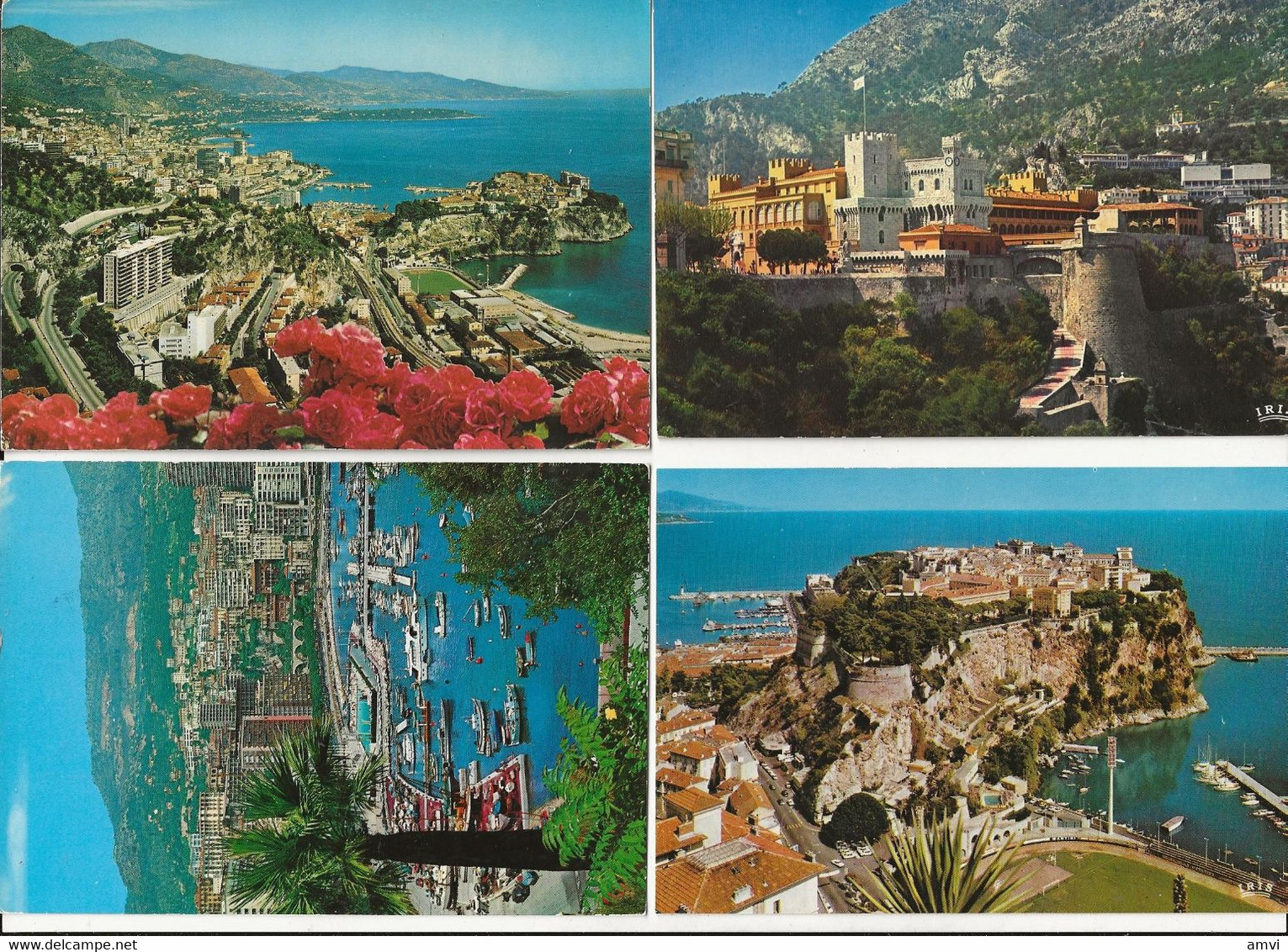 22-10-3037 Monaco Lot De 8 Cartes - Colecciones & Lotes