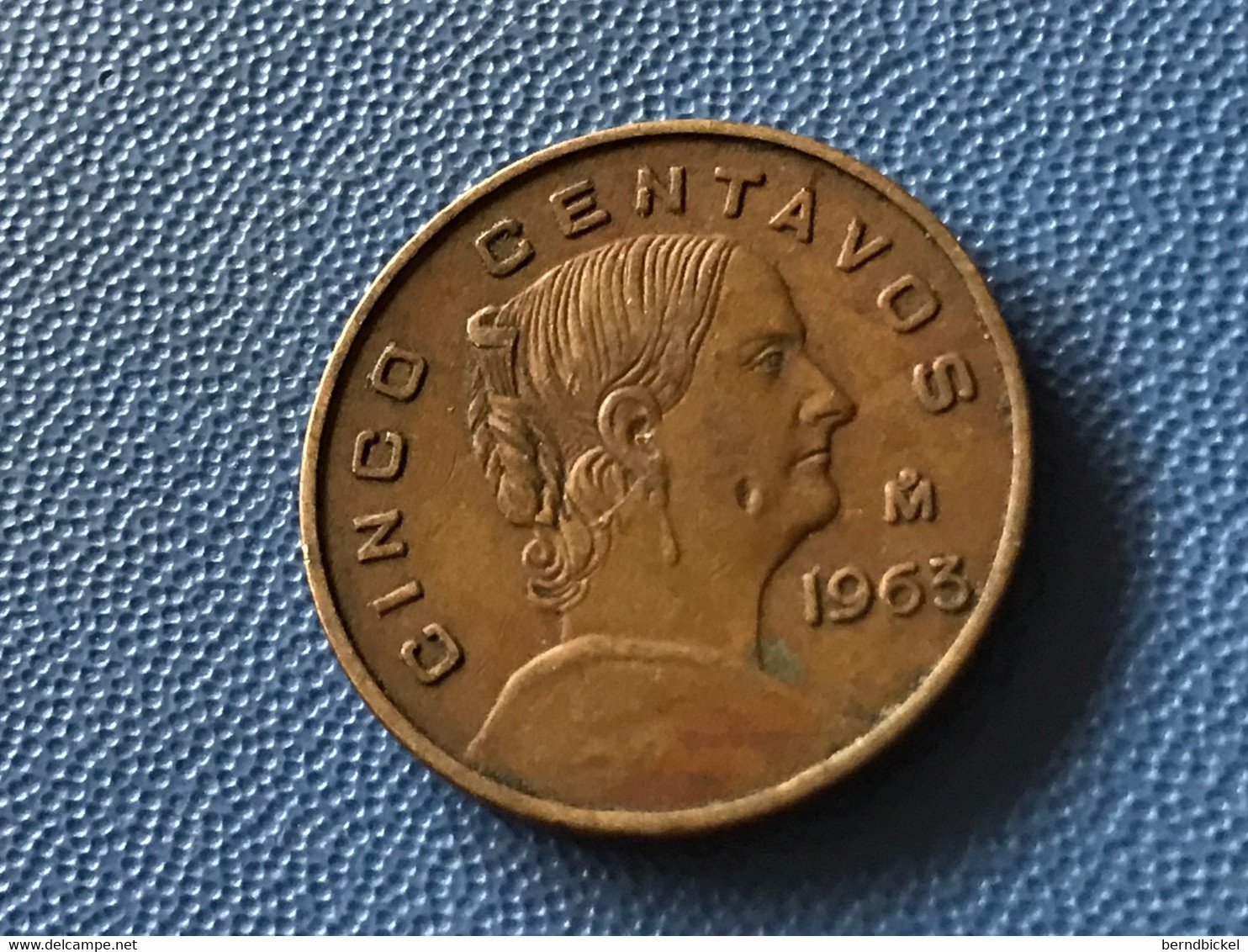 Münze Münzen Umlaufmünze Mexiko 5 Centavos 1963 - Mexique