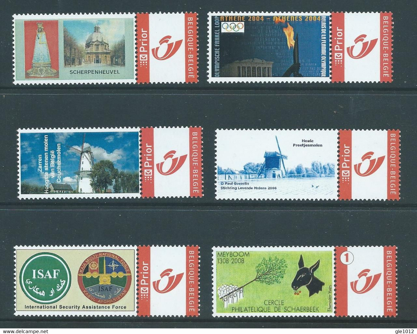 6 Duostamps Postfris - Other & Unclassified