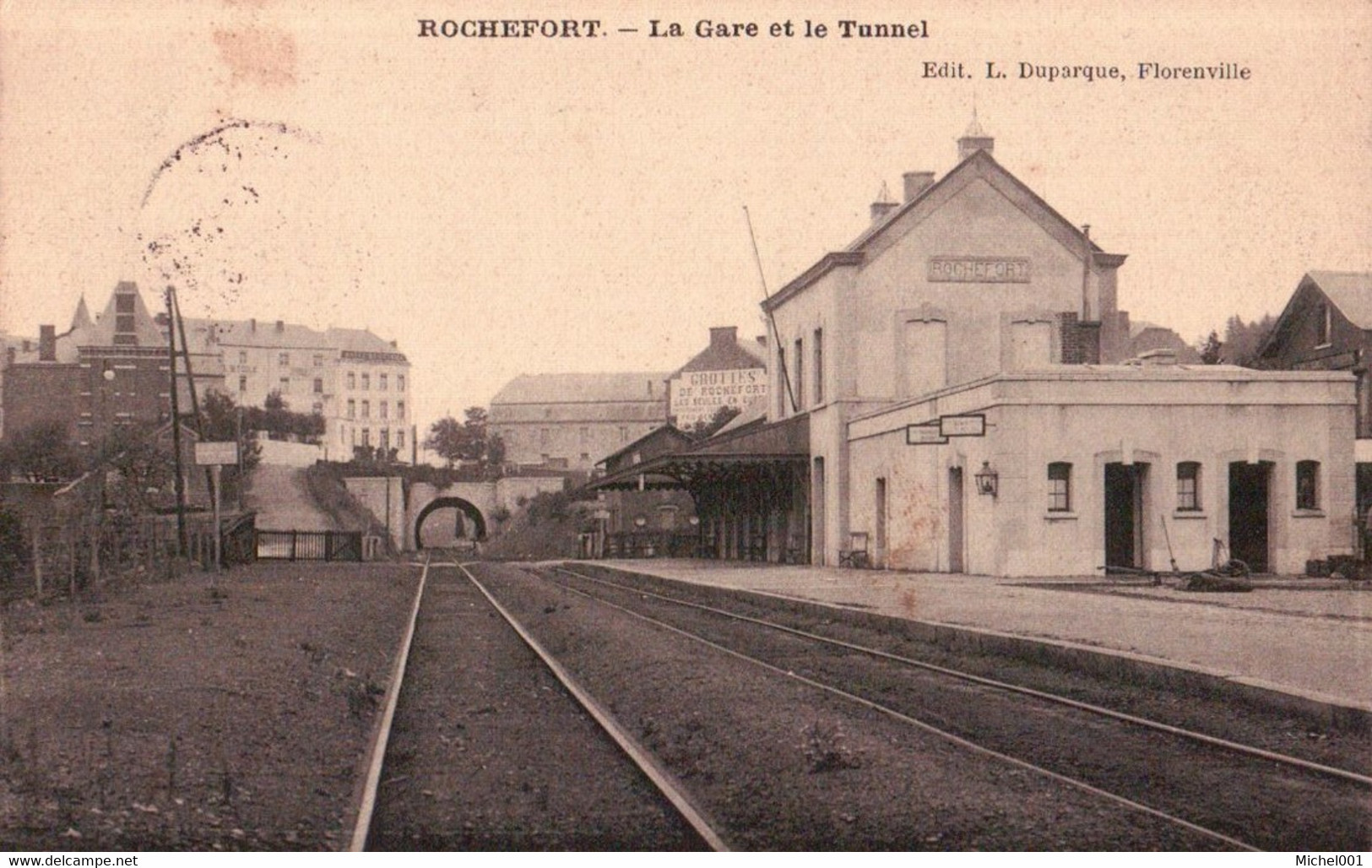 ROCHEFORT La Gare Et Le Tunnel (1909) - Rochefort