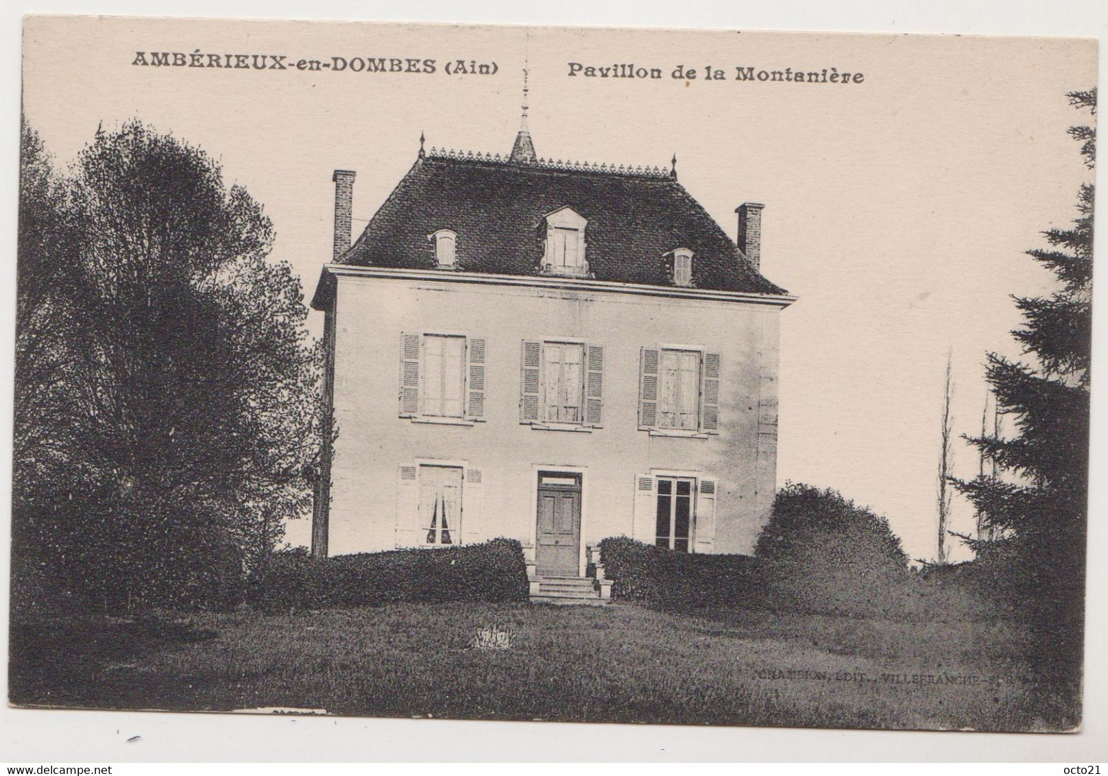 AMBERIEUX-en-DOMBES  (Ain)   .      Pavillon De La Montanière - Zonder Classificatie