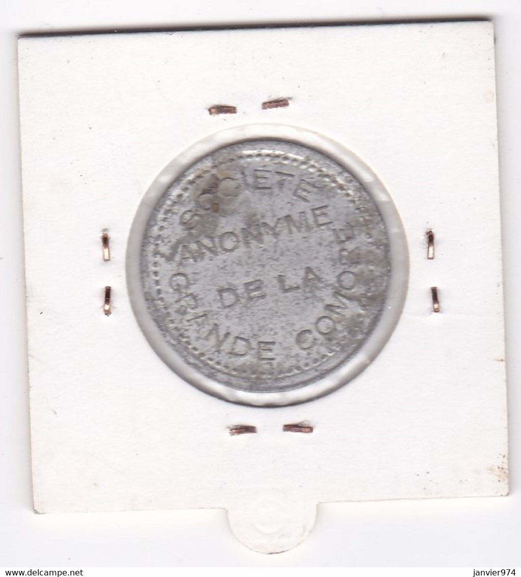 Sté Anonyme De La Grande Comore 25 Centimes 1915, Aluminium, Frappe Médaille,  Lec# 21 - Comoros