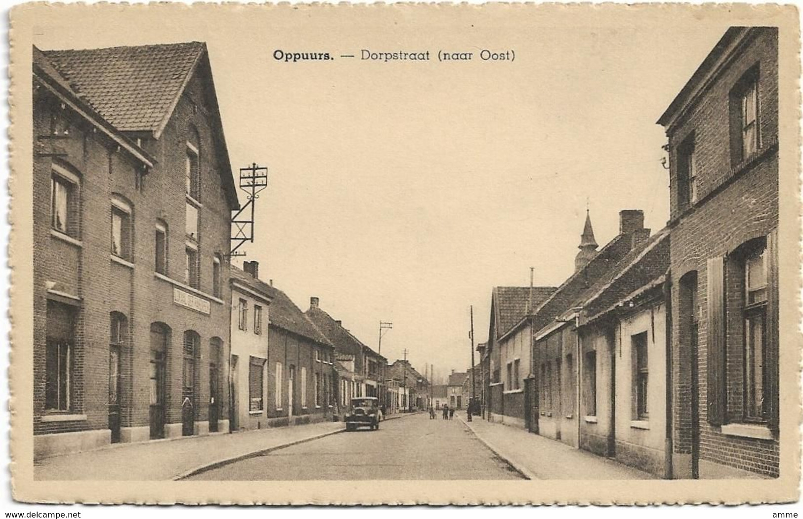 Oppuurs   *  Dorpstraat (naar Oost) - Sint-Amands