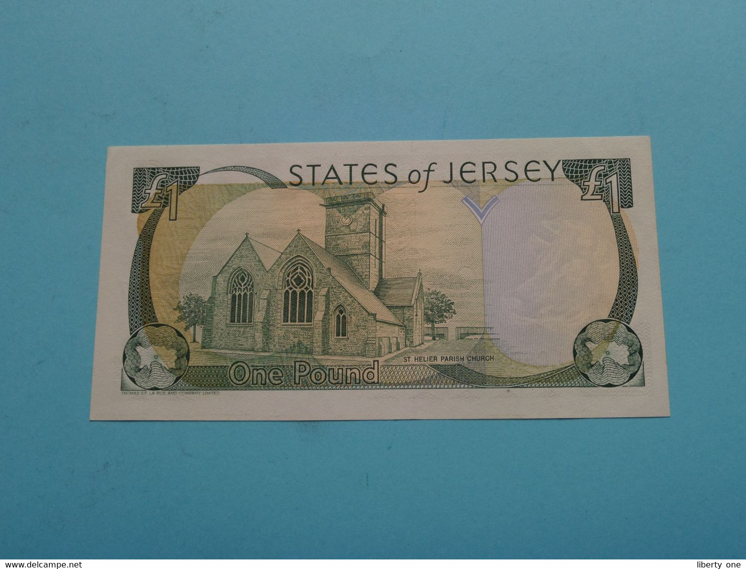 One POUND 1 ( LC503537 ) The States Of JERSEY ( For Grade, Please See Photo ) UNC ! - Jersey