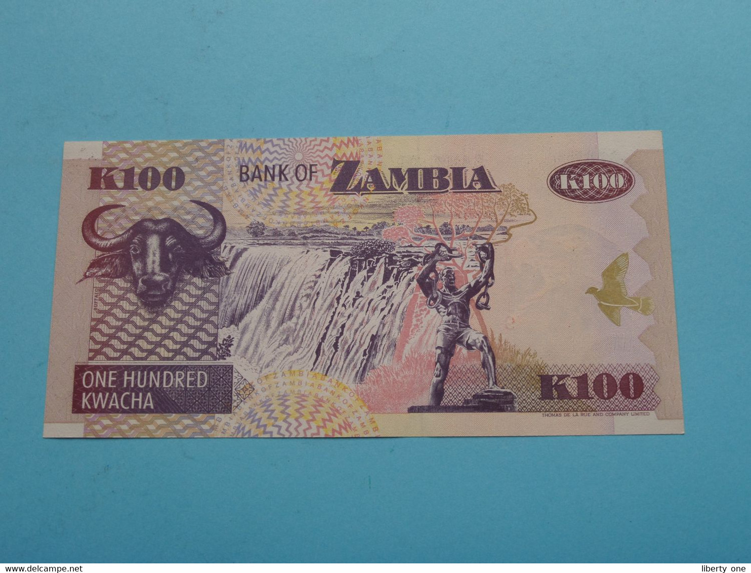 100 One Hundred KWACHA > Bank Of ZAMBIA 1992 ( C/M5149619 ) ( For Grade, Please See Photo ) UNC ! - Sambia