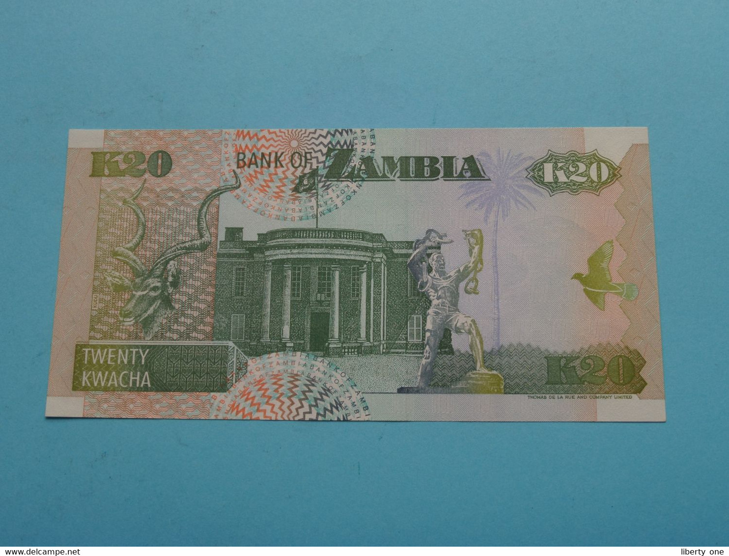 20 Twenty KWACHA > Bank Of ZAMBIA 1992 ( A/F7649002 ) ( For Grade, Please See Photo ) UNC ! - Zambia