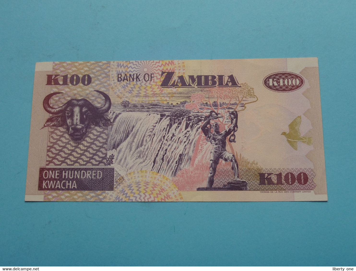 100 One Hundred KWACHA > Bank Of ZAMBIA 1992 ( C/M5149124 ) ( For Grade, Please See Photo ) UNC ! - Sambia