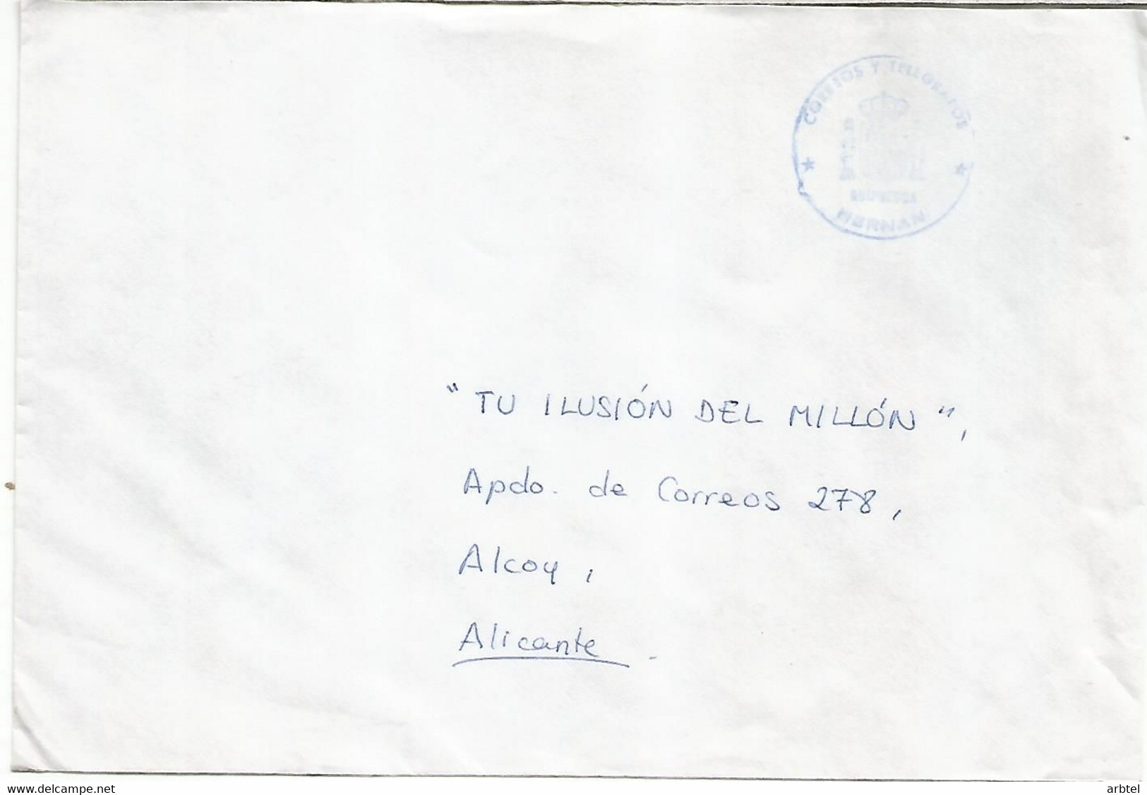 CC CON FRANQUICIA DE CORREOS HERNANI GUIPUZCOA - Franquicia Postal