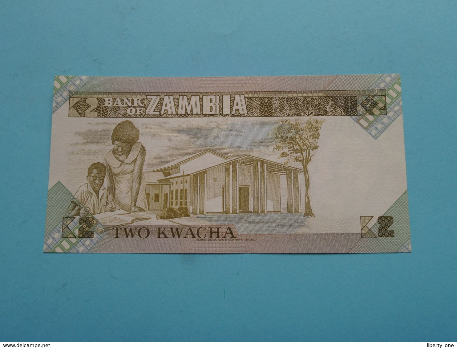 2 Two KWACHA > Bank Of ZAMBIA ( 83/B616921 ) ( For Grade, Please See Photo ) UNC ! - Sambia