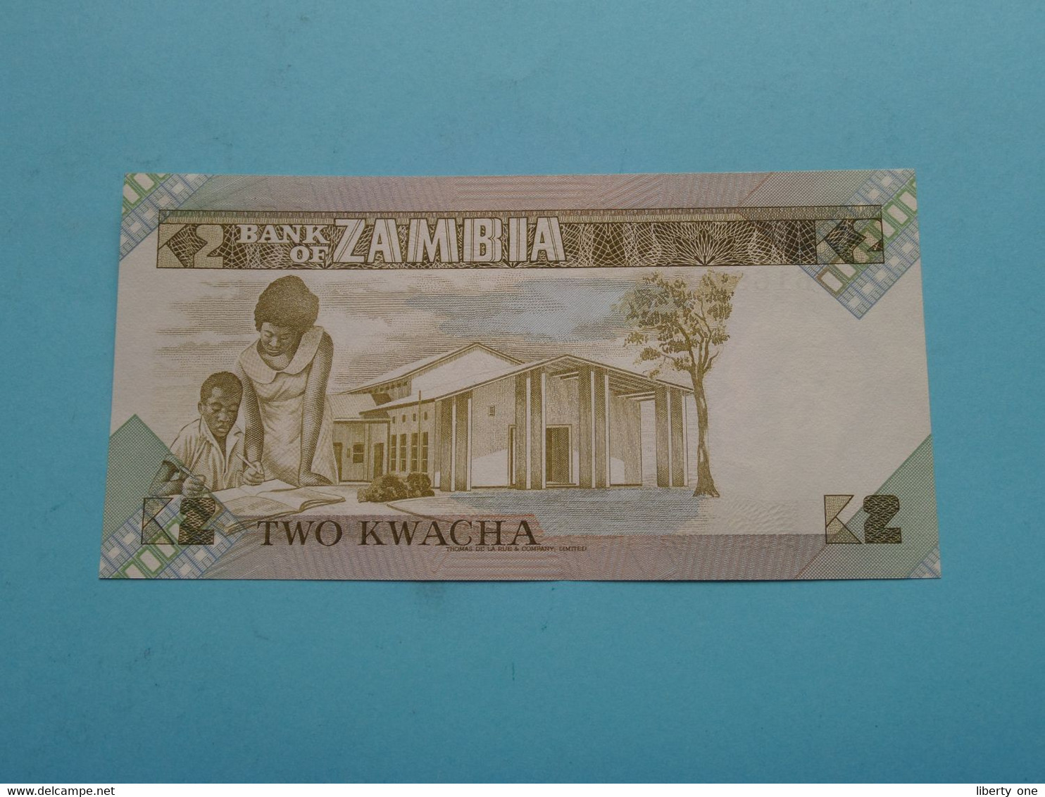 2 Two KWACHA > Bank Of ZAMBIA ( 83/B616921 ) ( For Grade, Please See Photo ) UNC ! - Zambie