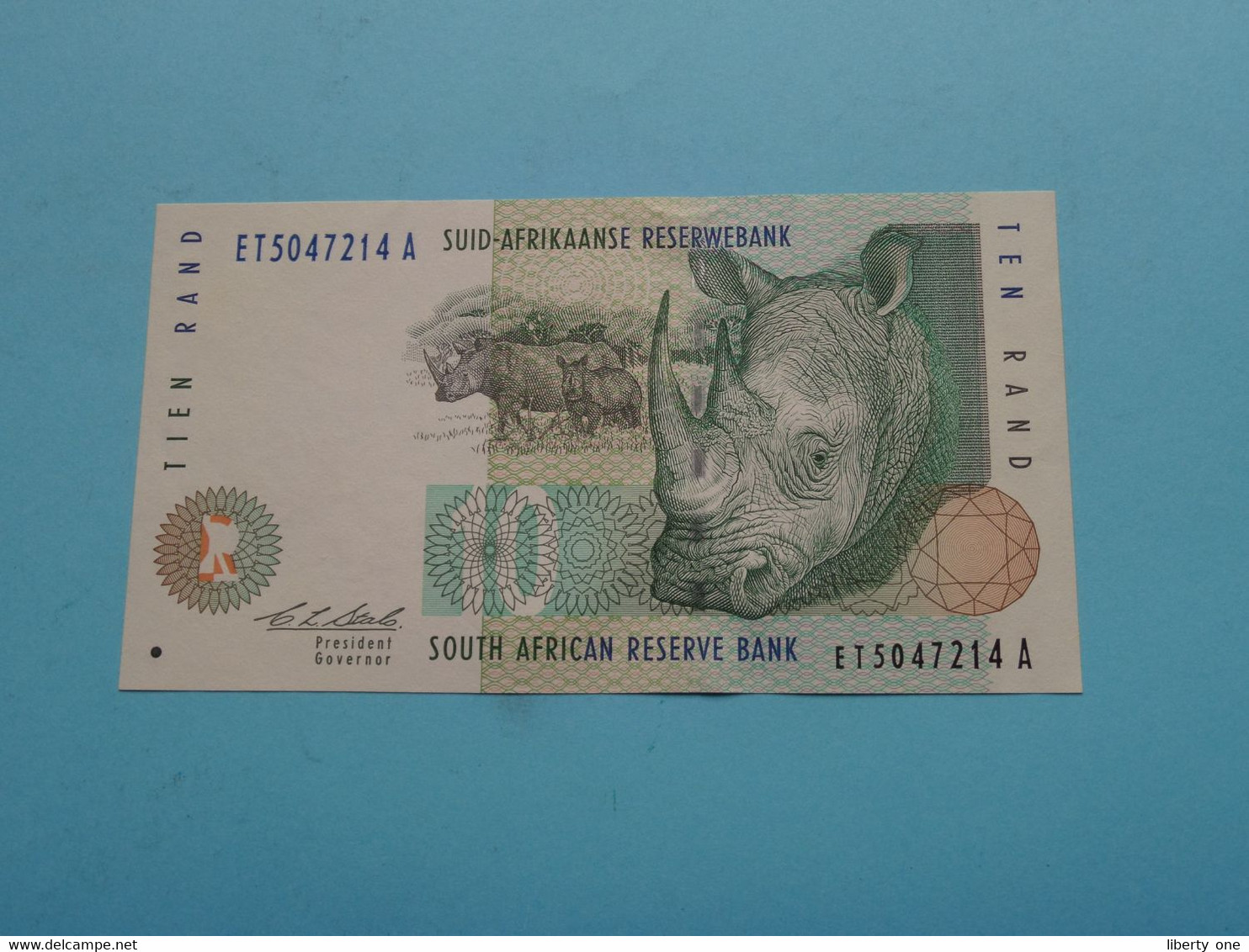 10 Tien RAND - Suid-Afrikaanse Reserwebank ( ET5047214A ) ( For Grade, Please See Photo ) UNC ! - South Africa