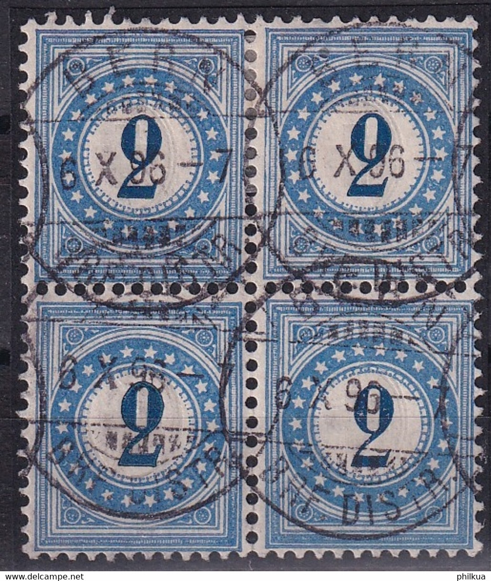 Portomarke Zumst. 2 / Michel 2 - Typ 1 N Und K - Postage Due