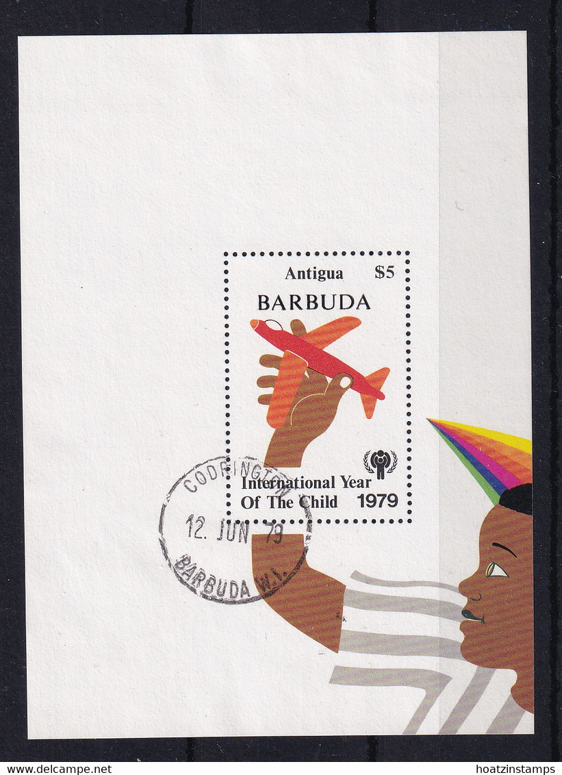 Barbuda: 1979   International Year Of The Child (Series 1) 'Barbuda' OVPT  M/S  Used - Barbuda (...-1981)