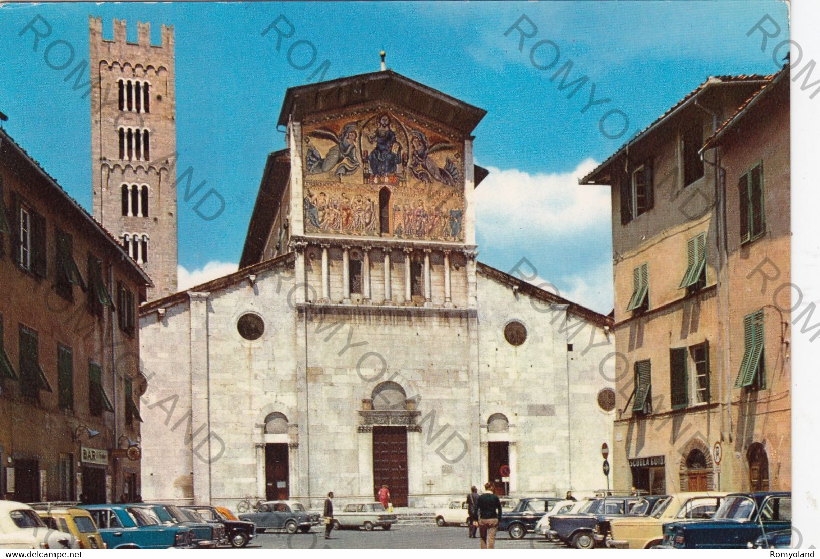 CARTOLINA  LUCCA,TOSCANA,S.FREDIANO (sec.XII),STORIA,MEMORIA,CULTURA,RELIGIONE,IMPERO ROMANO,BELLA ITALIA,VIAGGIATA 1972 - Lucca