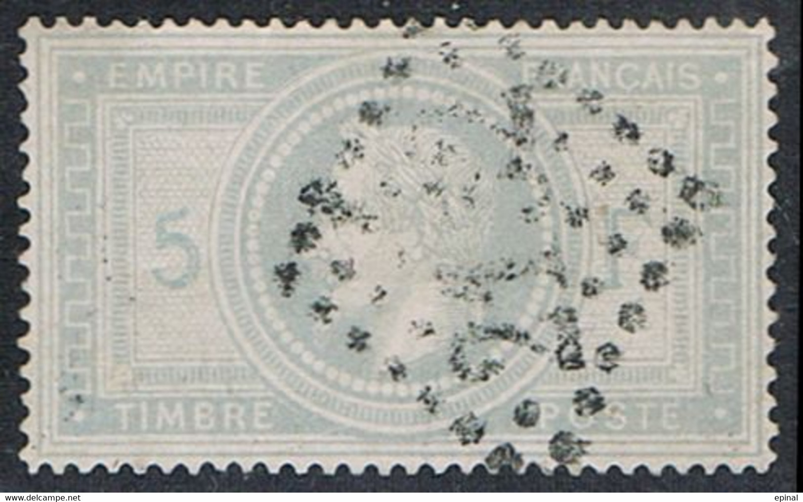 FRANCE : N° 33 Oblitéré (Napoléon III) - PRIX FIXE SOLDÉ : 1/5 De La Cote - - 1863-1870 Napoleone III Con Gli Allori