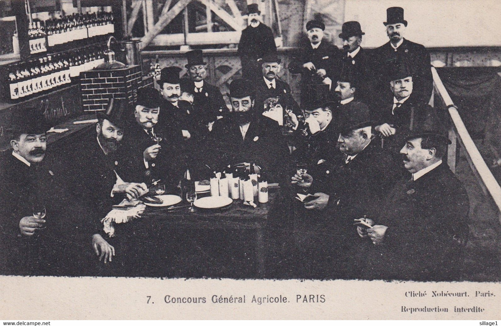 VIN - Oenologie - Jury - Gouteurs De Vins Concours Agricole 1909 - Concours Général Agricole. PARIS Cliché Nobécourt - Vignes