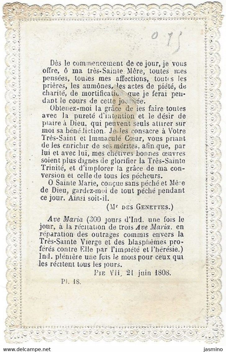 6 Images Pieuses ( Style Canivet) Dont 3 Datées Des Années 1800 , Une Non Datée Mais Ancienne Et 2  De 1900 - Arte Religiosa