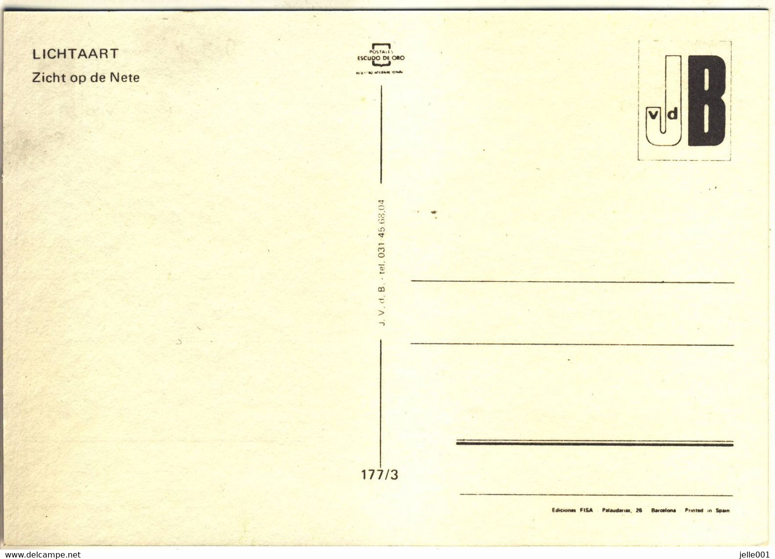 Lichtaart Zicht Nete JvdB 177/3 - Herentals