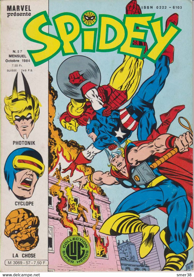 Spiday - N°57 - Octobre 1984 - Spidey