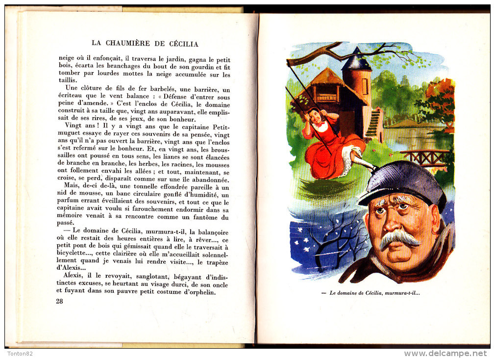 Elsie - La Chaumière De Cécilia - Bibliothèque Rouge Et Or  - (1958) - Bibliotheque Rouge Et Or
