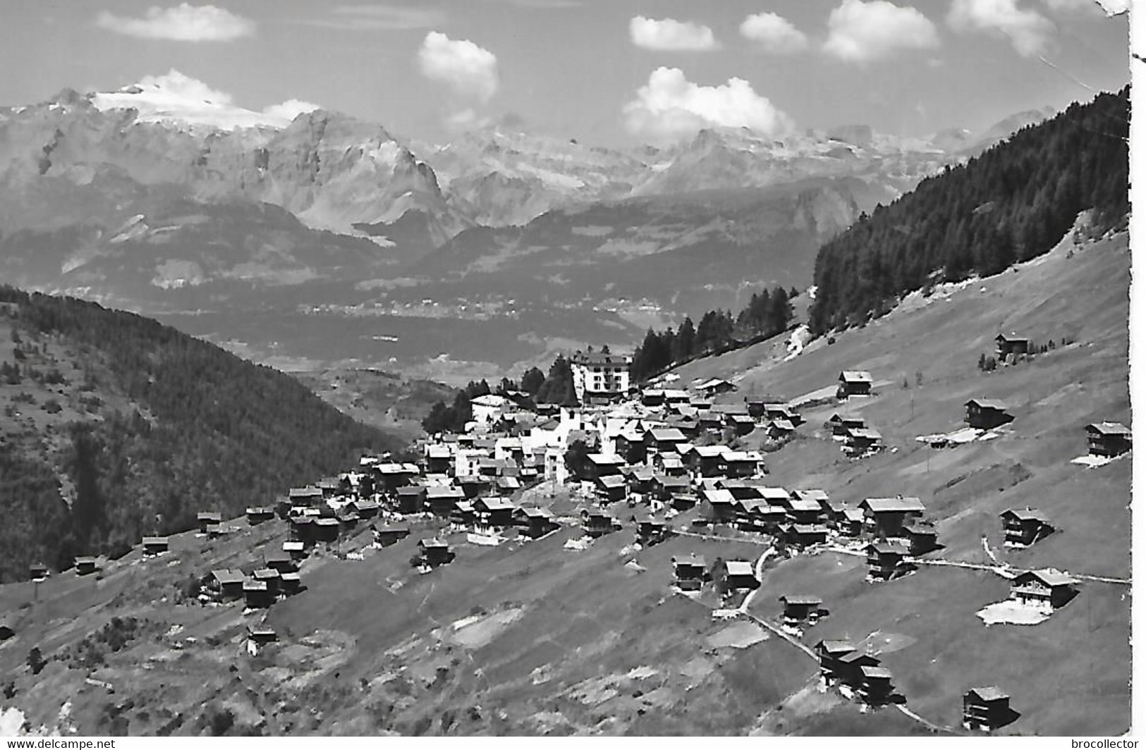 SAINT LUC ( Suisse ) -  Vue Générale  ( C.P.S.M. , Pt - Ft ) - Saint-Luc