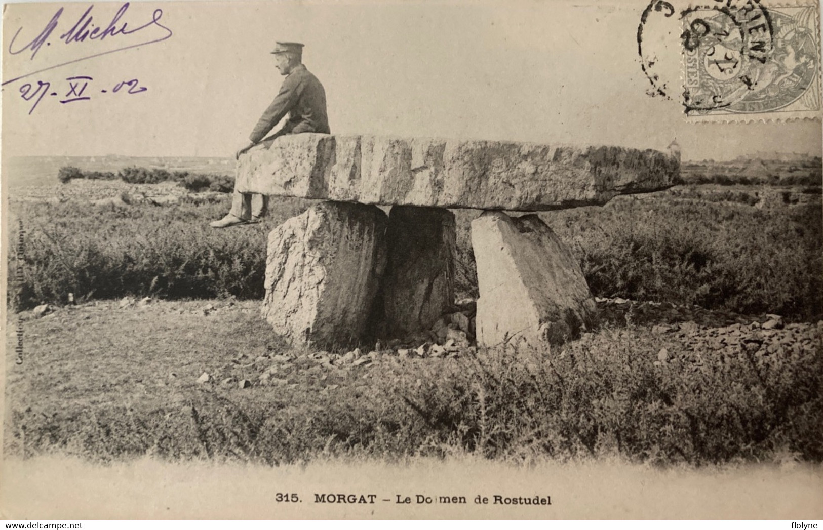 Morgat - Le Dolmen De Rostudel - Pierre Mégalithe - Morgat