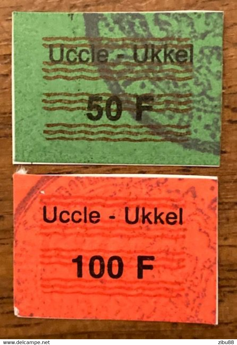 Fiskalmarken / Revenue Stamp Belgien Ukkel / Uccle - Francobolli