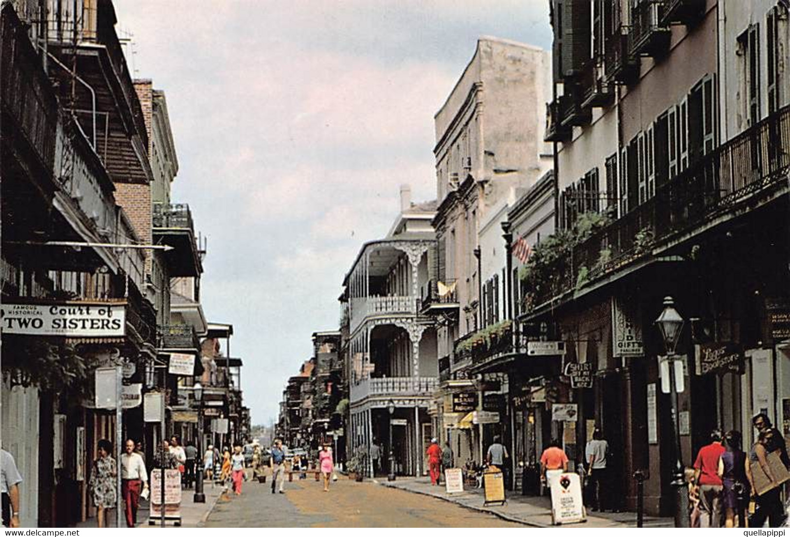 014434 "(STATI UNITI) LOUISIANA - NEW ORLEANS - ROYAL STREET"  ANIMATA. CART SPED 1990 - New Orleans