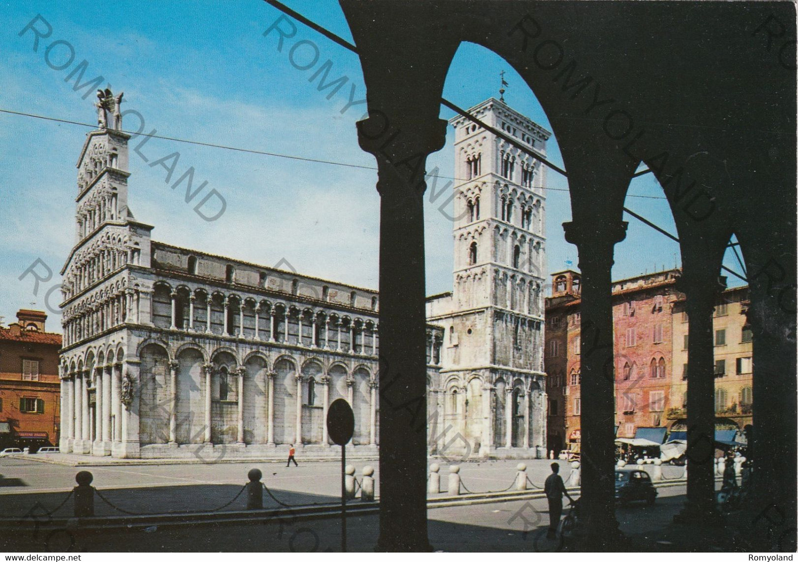 CARTOLINA  LUCCA,TOSCANA,S.MICHELE (sec.XIII),STORIA,MEMORIA,CULTURA,RELIGIONE,IMPERO ROMANO,BELLA ITALIA,VIAGGIATA - Lucca