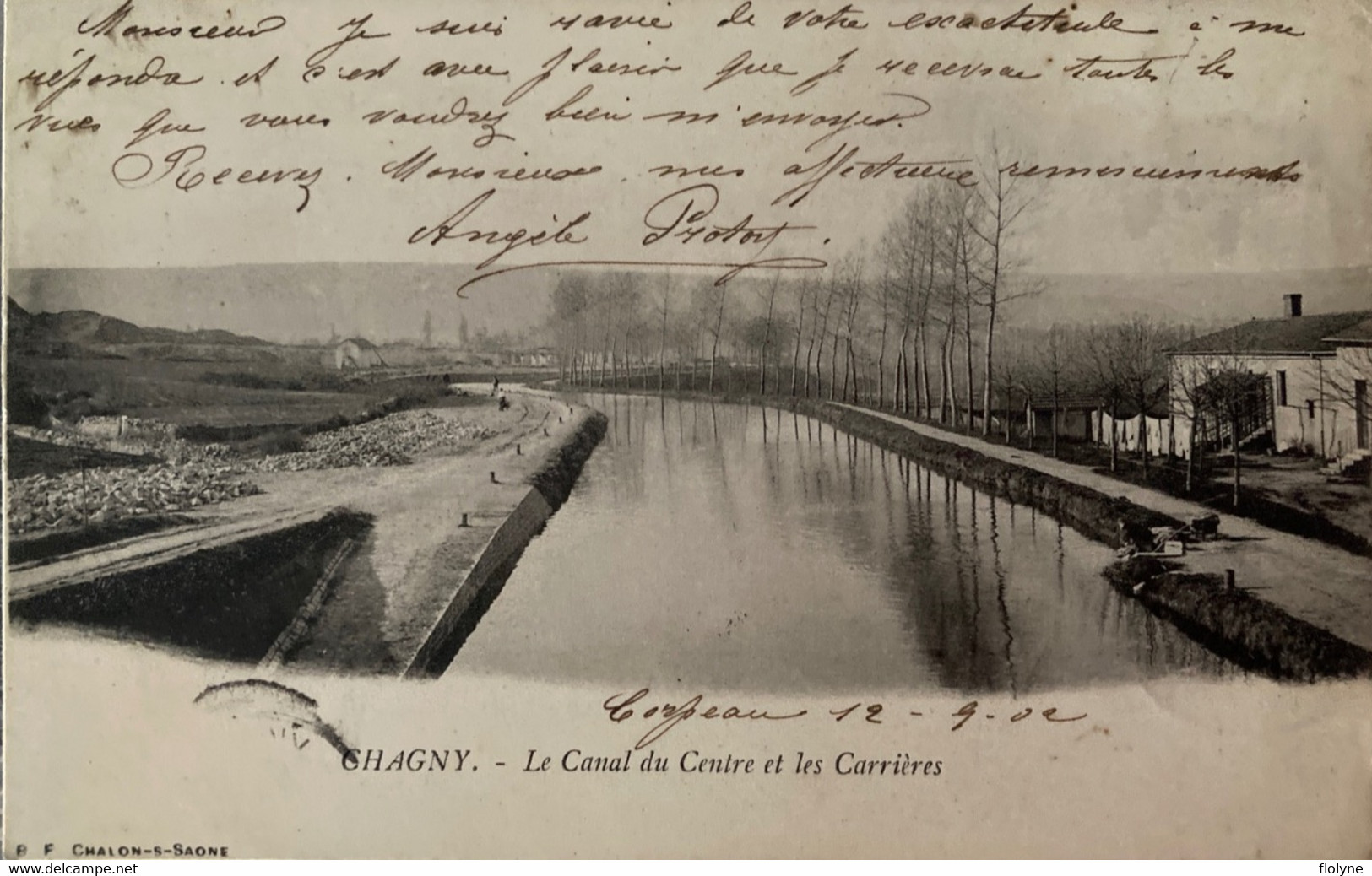 Chagny - Le Canal Du Centre Et Les Carrières - Pierres - Lavoir Laveuse - Chagny